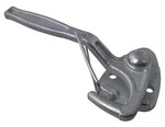 Crochet de valve n° 0 gauche 140 mm avec illet a visser