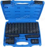 Jeu d'embouts a percussion pour camions 16 pieces 3/4+1 CrMo