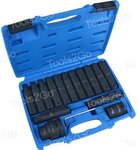 Jeu d'embouts a percussion pour camions 16 pieces 3/4+1 CrMo
