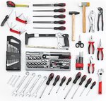 Mur d'outils avec 129 pieces