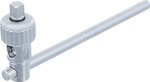 Adaptateur de cle a douille avec fonction de cliquet avec poignee coulissante 12,5 mm (1/2)
