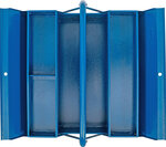 Caisse a outils metallique vide 420 x 200 x 150 mm 3 compartiments