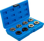 Coffret de filieres pour arbres d'entrainement, arbres articules 8 pieces