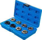 Coffret de filieres pour arbres d'entrainement, arbres articules 8 pieces