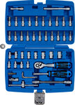 Coffret de douilles 6,3 mm (1/4) 46 pieces