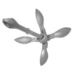 Ancre parapluie 3,2 kg, galvanisee, tete ovoïde