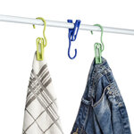 Pinces a linge avec crochet - jeu de 6 pieces
