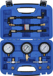 Jeu de testeurs de pression de carburant et de compression pour motos 11 pieces