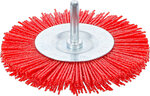 Brosse en nylon, 100 mm, arbre de 6 mm