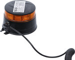 Lampe de signalisation panoramique a batterie jaune avec aimant 12 V / 24 V Ø 130 mm