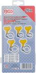 Assortiment de colliers de serrage, 26 pcs.