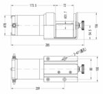 Treuil 12V 907kg 750w, 15,2m