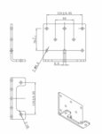 Treuil 12v 1360kg 15,2m controle sans fil