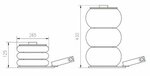 Cric ballon pneumatique 2 tonnes manche court