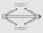 Pont elevateur a 2 colonnes 4t - 3x400v