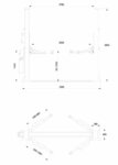 Pont elevateur a 2 colonnes 4t - 3x400v