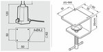 Lampe de travail flexible a LED avec large bande de LED 300mm