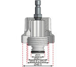 Adaptateur no 19 pour art. 8027, 8098 pour Toyota