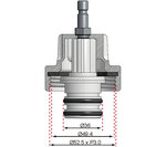 Adaptateur 21 pour art. 8027, 8098 pour Fiat, Opel, Saab