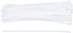 Assortiment de colliers plastique blancs 4,8 x 300 mm 50 pieces