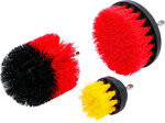 Jeu de brosses pour perceuses 3 pieces