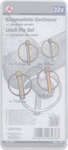 Assortiment de goupilles a clip Ø boulon 4,5 - 11 mm 32 pieces