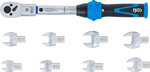 Jeu de cles dynamometriques pour outils enfichables de 9 x 12 mm 6 - 30 Nm 10 pcs