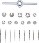 Jeu de tarauds M1 - M2,5 31 pieces