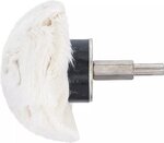 Tete de polissage forme de champignon empreinte six pans male (1/4)