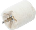 Tete de polissage forme cylindrique empreinte six pans male (1/4)