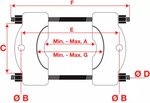 Jeu de couteaux arrache roulements a billes 6 pieces