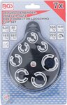 Kit de clips pour demontage tuyau de climatisation 7 pieces