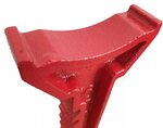 Supports d'essieu 6 tonnes avec goupille de securite 2 pieces