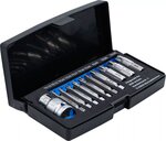Jeu d'extracteurs de vis pour profil T defectueux (pour Torx) T10 - T55 11 pieces