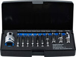 Jeu d'extracteurs de vis pour profil T defectueux (pour Torx) T10 - T55 11 pieces