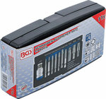 Jeu d'extracteurs de vis pour profil T defectueux (pour Torx) T10 - T55 11 pieces