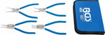 Jeu de pinces circlips 250 mm 4 pieces