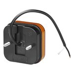 Feu de gabarit lateral 12/24V orange 65 x 65 mm LED