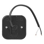 Feu de gabarit lateral 12/24V orange 65 x 65 mm LED
