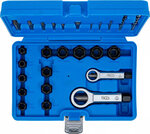 Douille a profil spirale / jeu d'extracteur de vis et de casse-ecrous 26 pcs