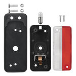 Largeur lumiere rouge/blanc 92x42mm sur support