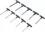 Jeu de tournevis avec poignee en T six pans interieurs 2 - 10 mm 10 pieces