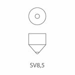 Ampoule pour voiture 12V 5W SV8,5 11x38 x10 piece