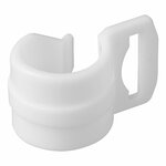 Clip de tente pour mat de tente 20-25mm avec fente blanc