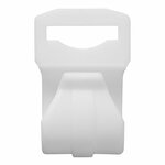 Clip de tente pour mat de tente 20-25mm avec fente blanc