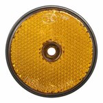 Reflecteur orange 60mm a visser