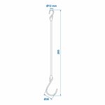 Chaîne d'arrimage en PVC