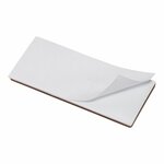 Reflecteur orange 82x36mm autocollant