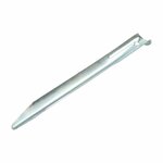 Piquet de tente 22cm metal demi-rond