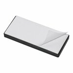 Reflecteur orange 85x39mm autocollant avec plaque de base